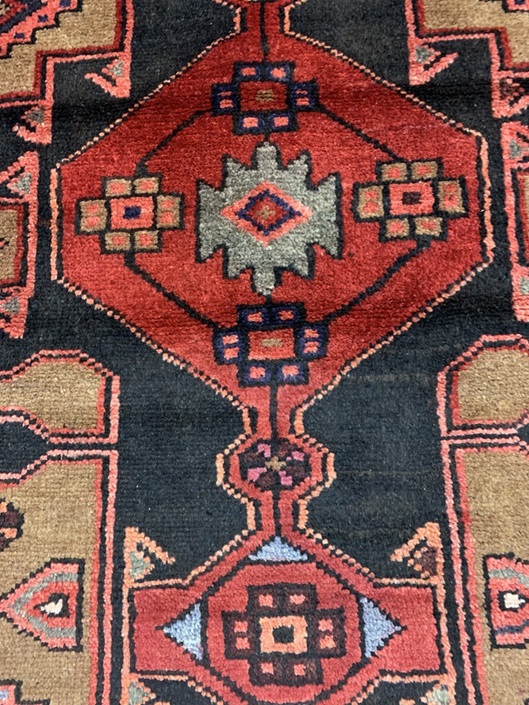 Hamadan käsinsolmittu villamatto 105x200 cm
