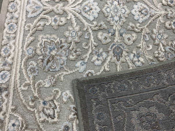 Oriental viskoosimatto sinertävä makuuhuonekoot