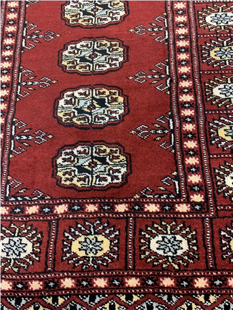 Bokhara käsinsolmittu punainen78x124 cm