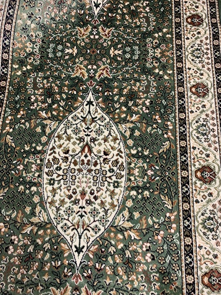 Royal Palace itämainen kuviointi vihreä 80 cm leveä rulla