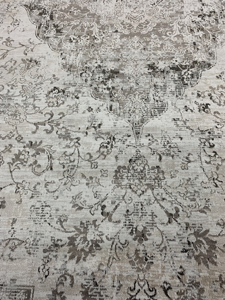 Savoy viskoosimatto harmaa-beige 195x300 cm