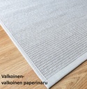 Lumia2 puuvillamatto lumenvalkoinen-valkoinen paperinaru
