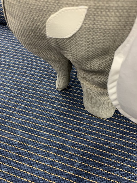 Lumia puuvilla-paperinarumatto sininen