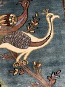 Riikinkukko Artsilk käsinsolmittu matto 61x66 cm