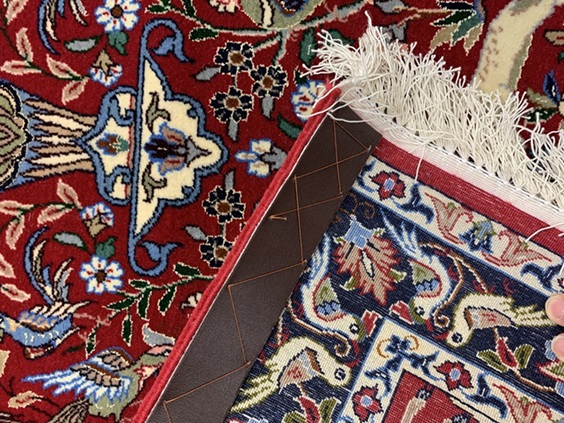 Isfahan käsinsolmittu villamatto 70x107 cm