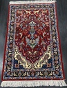 Isfahan käsinsolmittu villamatto 70x107 cm