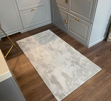 Hamilton nukkamatto vaaleanharmaa 80 cm leveä rulla