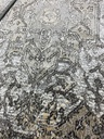 Beluchi viskoosimatto harmaa-kelta 65x110 cm