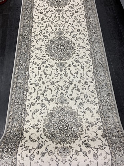 Royal Palace itämainen kuviointi harmaa-beige 80 cm leveä rulla