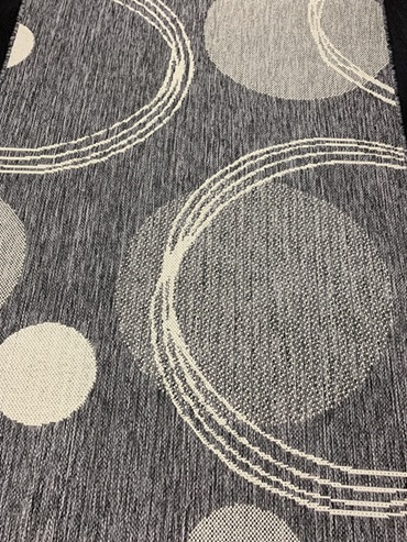 Bubble käytävämatto harmaa 100 cm leveä rulla