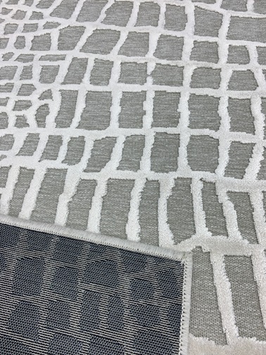 Genova viskoosimatto vaalea-beige 135x195 cm