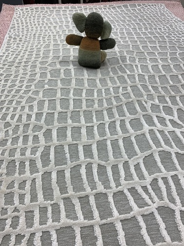 Genova viskoosimatto vaalea-beige 135x195 cm