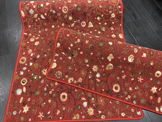 Florence käytävämatto punainen 80 cm rulla