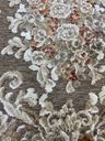Genova viskoosimatto Fiore ruskea 100x140 cm