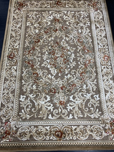 Genova viskoosimatto Fiore ruskea 100x140 cm