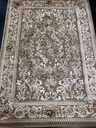 Genova viskoosimatto Fiore ruskea 100x140 cm