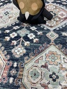 Savoy viskoosimatto sininen kuvio 160x230 cm