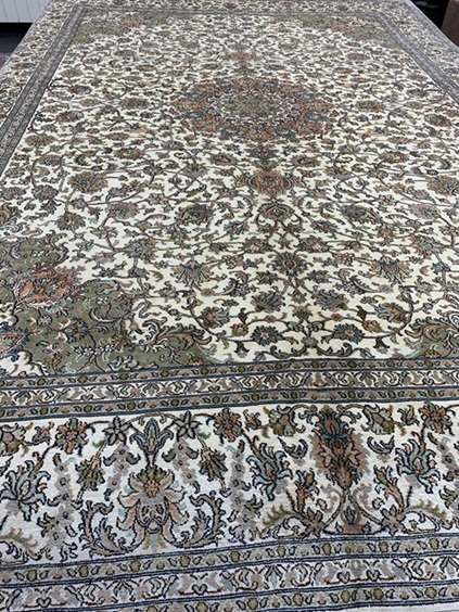 Kashmir silkkimatto vaalea 213x300 cm