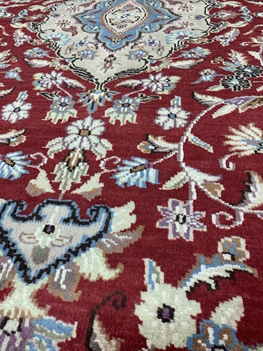 Pakistan villasilkki punainen 160x242