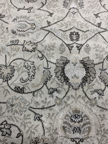 Isphahan viskoosimatto Orfeus vaalea 120x170 cm