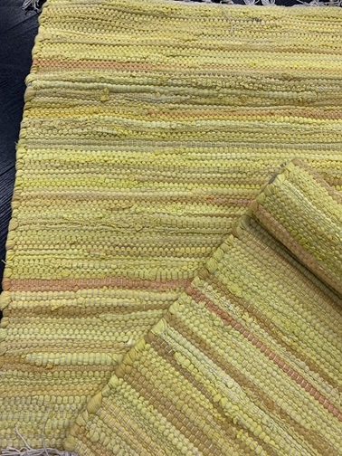 Sunny puuvillamatto keltainen 60x90 cm