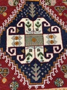 Kashqhai käsinsolmittu villamatto 65x62 cm