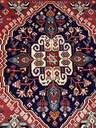 Kashqhai käsinsolmittu villamatto61x67 cm