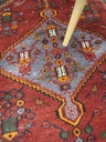Kamseh käsinsolmittu matto 100x205 cm