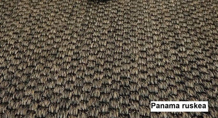 Panama sisal tummaruskea 90 cm rulla