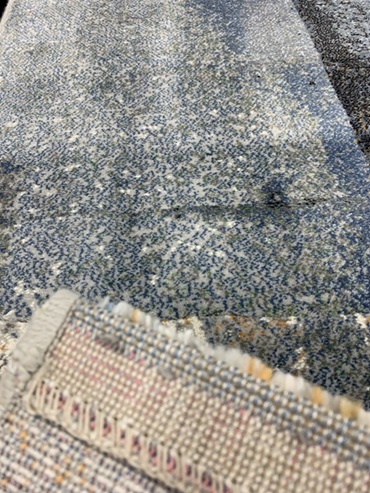 Plaza nukkamato utuinen sininen 200x290 cm