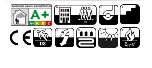 Vienna sileäksi kudottu matto - useita värejä