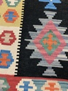 Kelim Kashqhai musta 83x246 cm