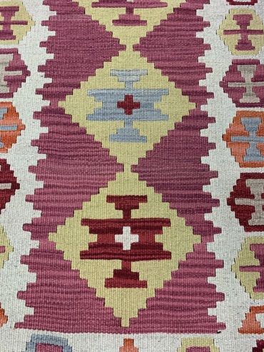Kelim Kashqhai rosa 85x195 cm
