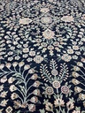 Savoy viskoosimatto Paisley sininen