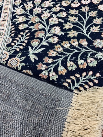 Savoy viskoosimatto Paisley sininen