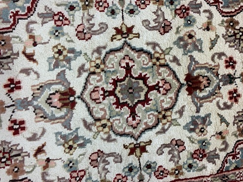 Pakistan käsinsolmittu villa-silkki 61x92 cm