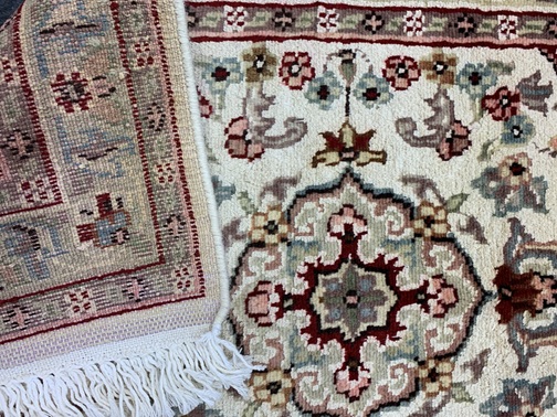 Pakistan käsinsolmittu villa-silkki 61x92 cm