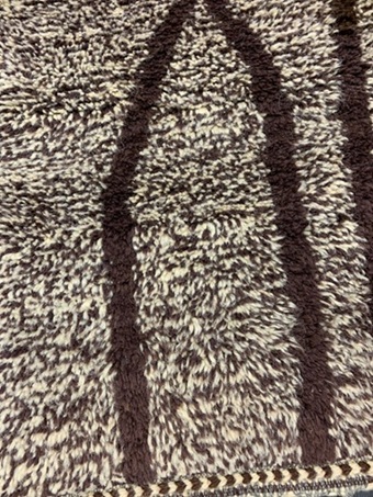 Beni Ourain villamatto ruskea 92x153 cm