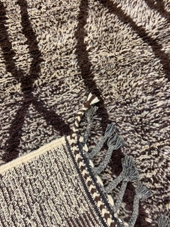 Beni Ourain villamatto ruskea 92x153 cm