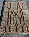 Beni Ourain villamatto ruskea 92x153 cm
