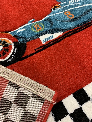 Ferrari lastenmatto punainen