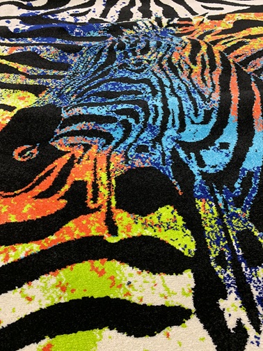 Maya Zebra värikäs 160x230 cm