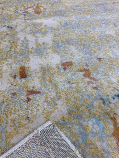 Bloom nukkamatto beige värikäs