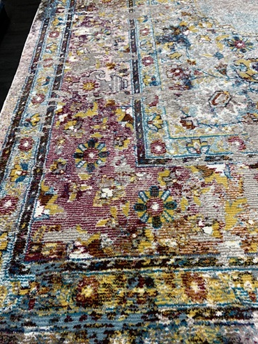 Picasso nukkamatto medaljonki värikäs