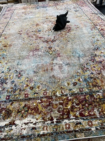 Picasso nukkamatto medaljonki värikäs