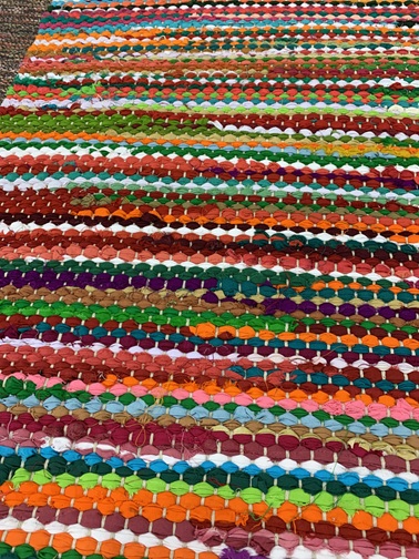 Räsymatto punainen multi