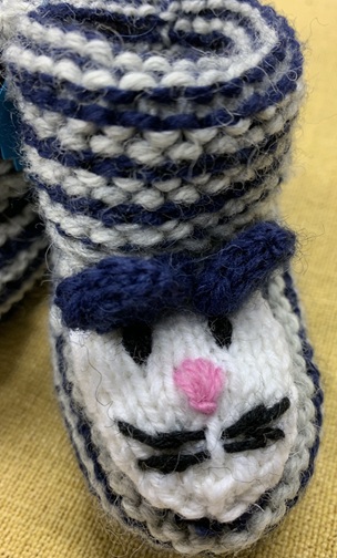 Hiiritossut vauvan sini-harmaa