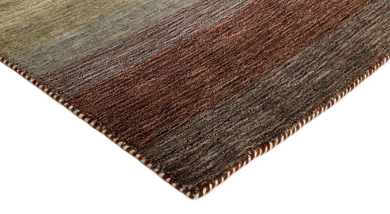 Panorama villamatto vihreä-ruskea