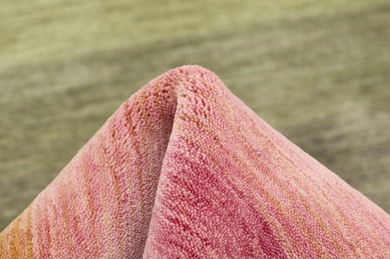 Leafs villamatto vihreä-pinkki