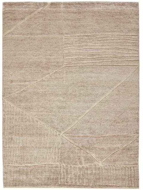 Landscape käsinsolmittu beige